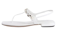 MIU MIU One Strap Sandals Women's White