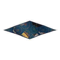 HERMES Silk Silk Scarves Women's Navy
