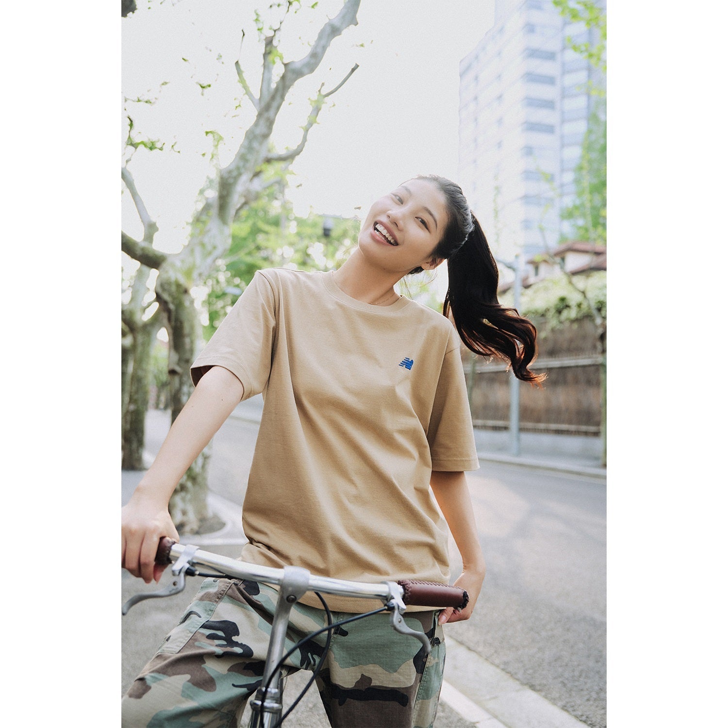 New Balance Running Graphic T-Shirt Asia Sizing 'Tan' NEE26121-LB
