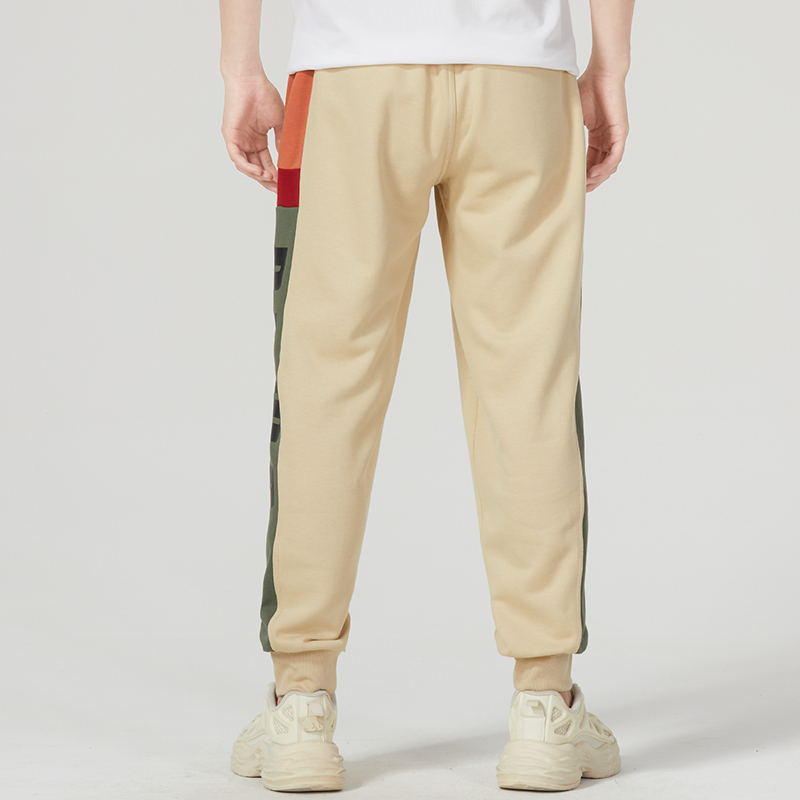 PUMA Retro Block Sweatpant 'Beige Grey Red Black' 530714-12