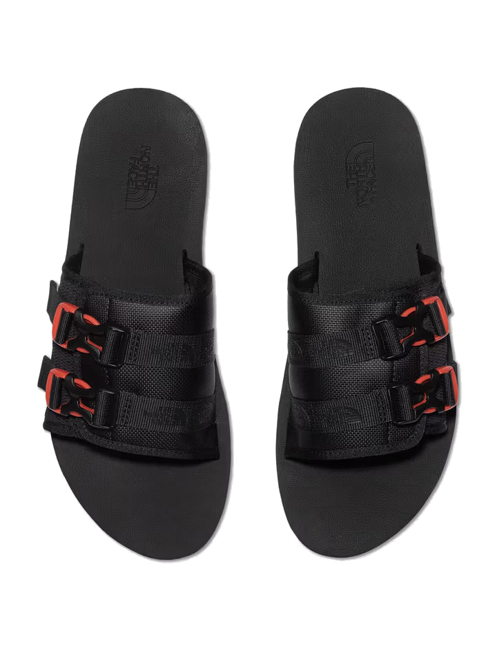 THE NORTH FACE Trekking Base Camp Strap Slides 'Black Red' 819V-IH7
