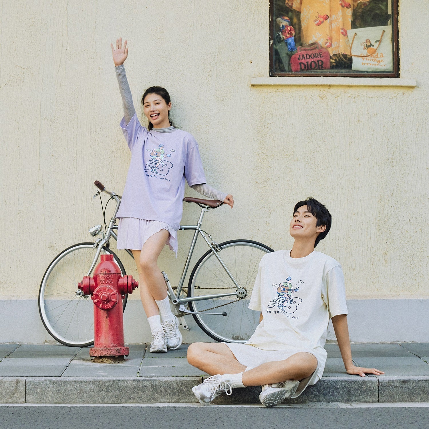 New Balance x PK Guitar Graphic T-Shirt Asia Sizing 'Light Purple' NEE26021-DV