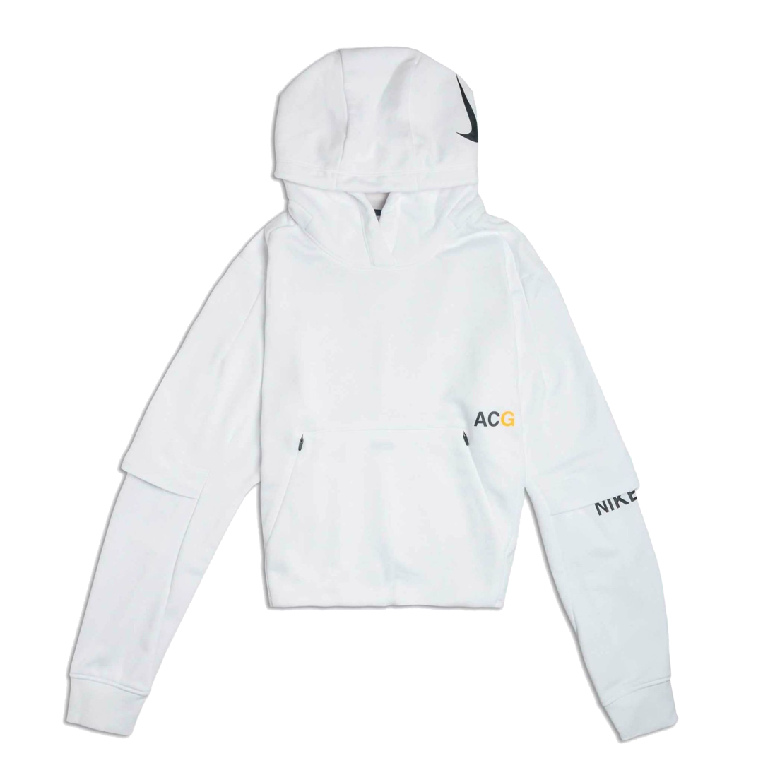 (WMNS) NikeLab W ACG Po Hoodie 'White' AJ0987-100