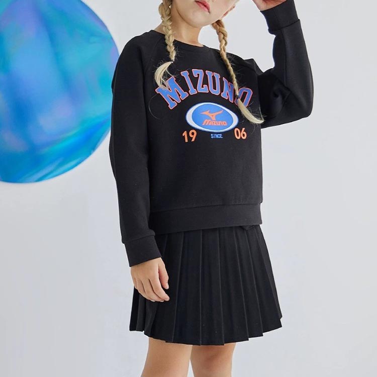 (GS) Mizuno Sportwear Sweater 'Black' 32CA2A51