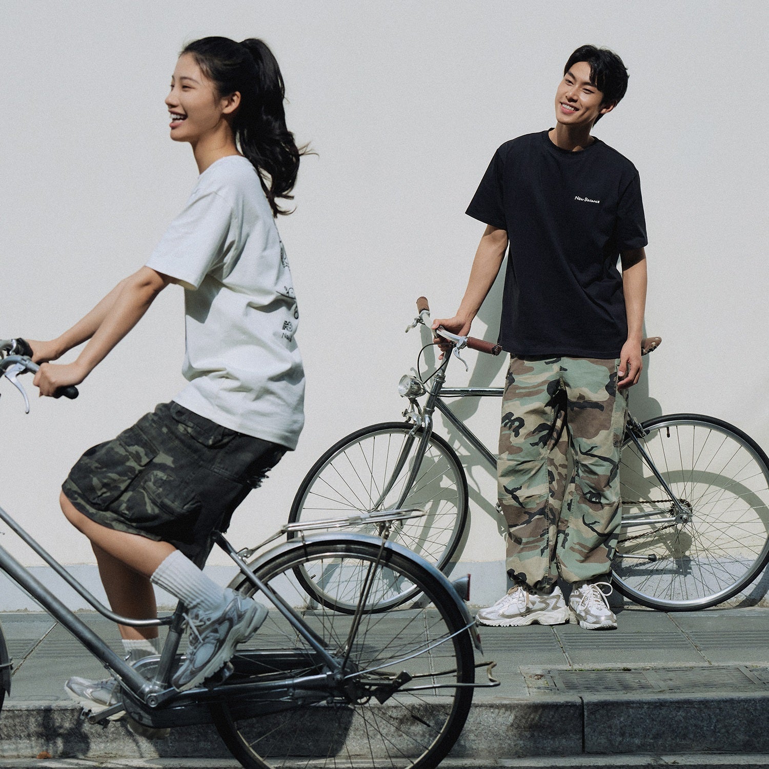 New Balance Hiking Graphic T-Shirt Asia Sizing 'Black' AMT42339-BK
