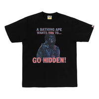 A Bathing Ape x Hidden NY GO HIDDEN T-Shirt 'Black' 1M23-110-902-BLK