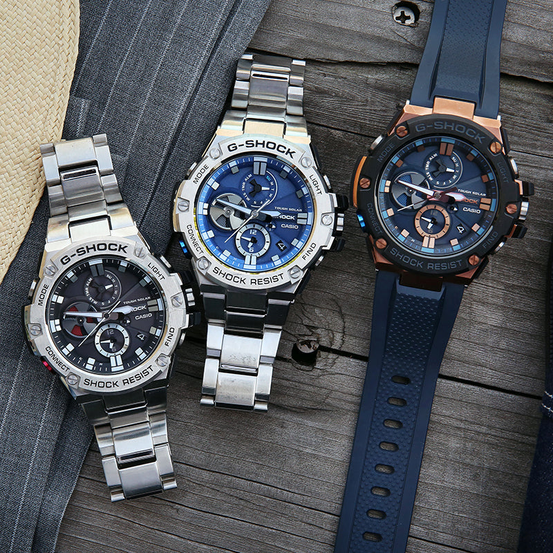CASIO G-Shock G-Steel 'Silver Blue' GST-B100D-2APRT
