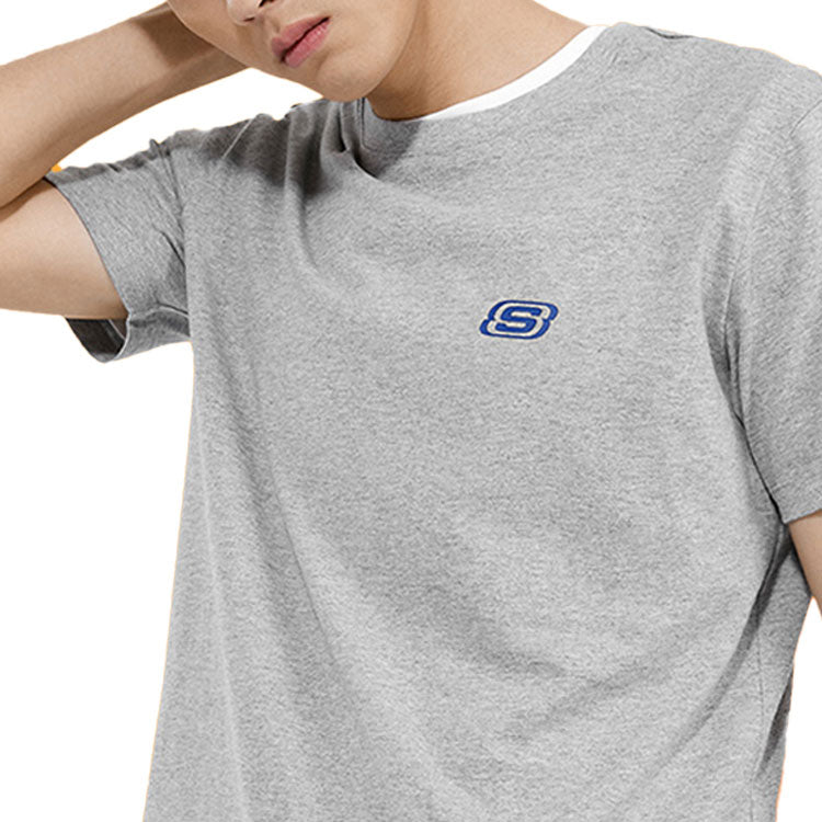 Skechers Knit Short Sleeve Sports Tee 'Multi-Color' L220M165