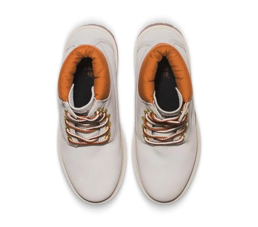 (WMNS) Timberland Heritage 6 Inch Waterproof Boots 'White Nubuck' A5RVCW