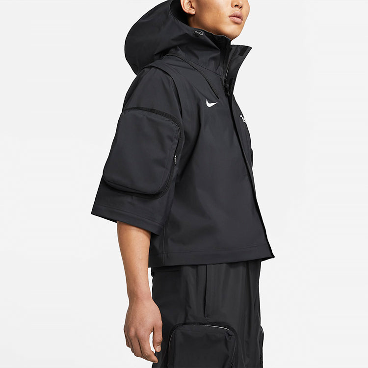 Nike Multifunction Detachable Waterproof Hooded Coat Asia Sizing 'Black' CZ4702-010