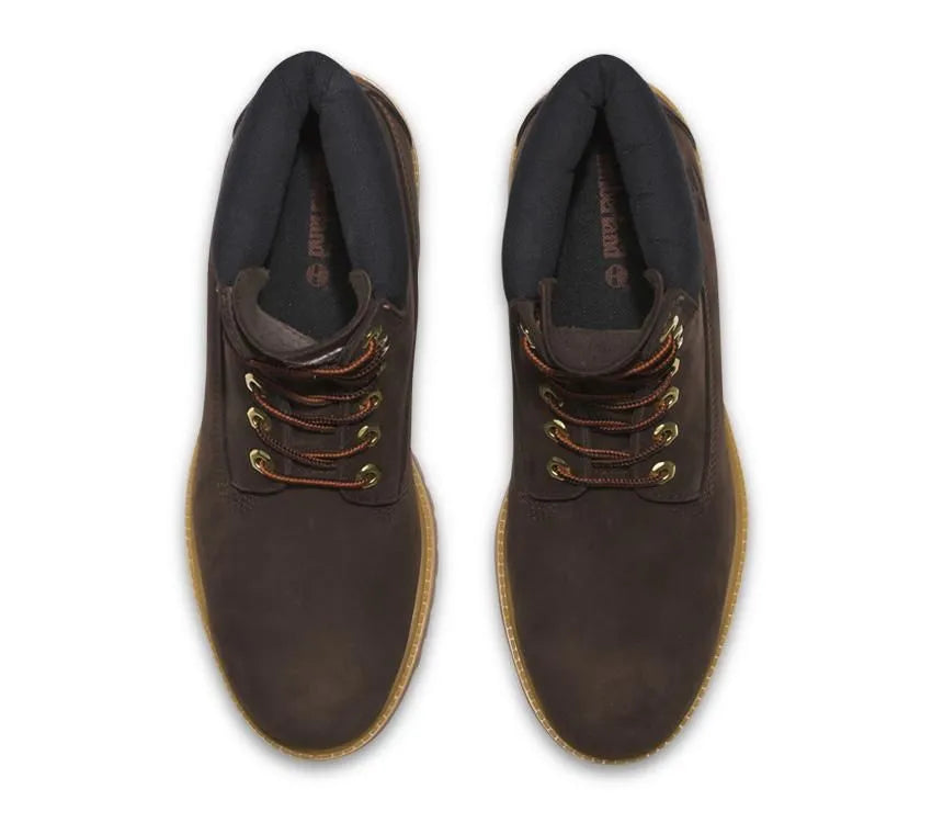Timberland Premium 6 Inch Waterproof Boots 'Dark Brown Nubuck' A5TJ5