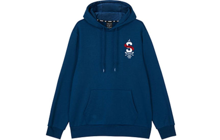 Skechers Cartoon Graphic Drawstring Hoodie 'Navy Black White Grey' L422U239