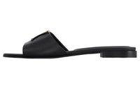 LOUIS VUITTON Capri Slip-Resistant Slide Slippers Women's Black