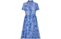 DIOR FW22 Short-Sleeved Dresses Women's Blue