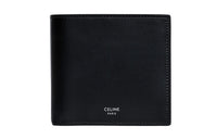 CELINE Smooth Cow Leather Wallet Men's Black