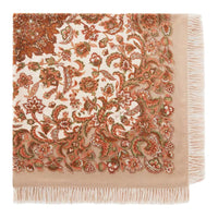 Loro Piana Cashmere Shawls Women's Rouge Beige/Red Clay