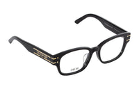 DIOR Plate Frame Square Eyeglass Frames Women's Black