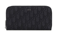 DIOR Printed Fabric Wallet Regular Men's Black