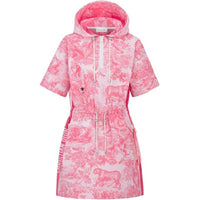 DIOR Robe Courte À Capuche Dioriviera Short-Sleeved Dresses Women's Pink