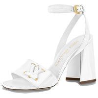 LOUIS VUITTON Shake Strap Sandals Women's White