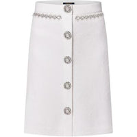LOUIS VUITTON FW24 Knit Long Skirts Women's White