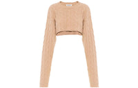 MIU MIU SS22 Sweater Women's Camel Brown