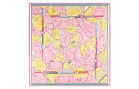 LOUIS VUITTON Silk Scarves Unisex Fuchsia