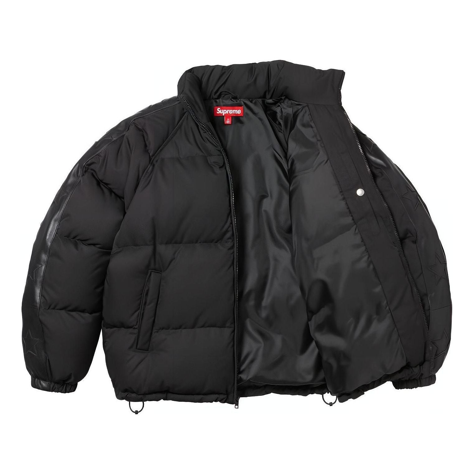 Supreme Star Sleeve Down Puffer Jacket 'Black' SUP-FW23-235