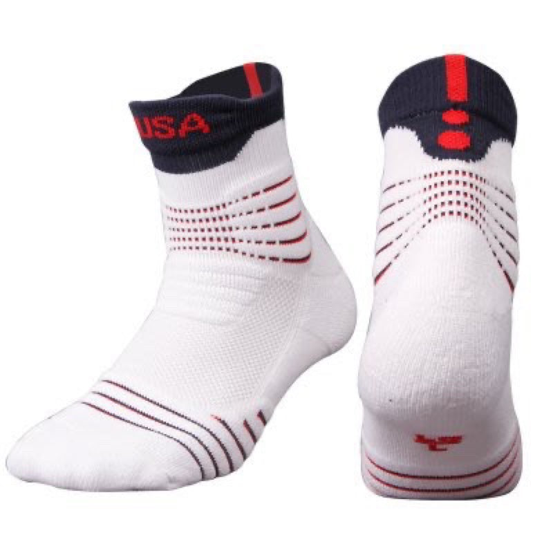 Nike U NK ELT Versa Crew USAB Socks 'White Red' SX5454-100