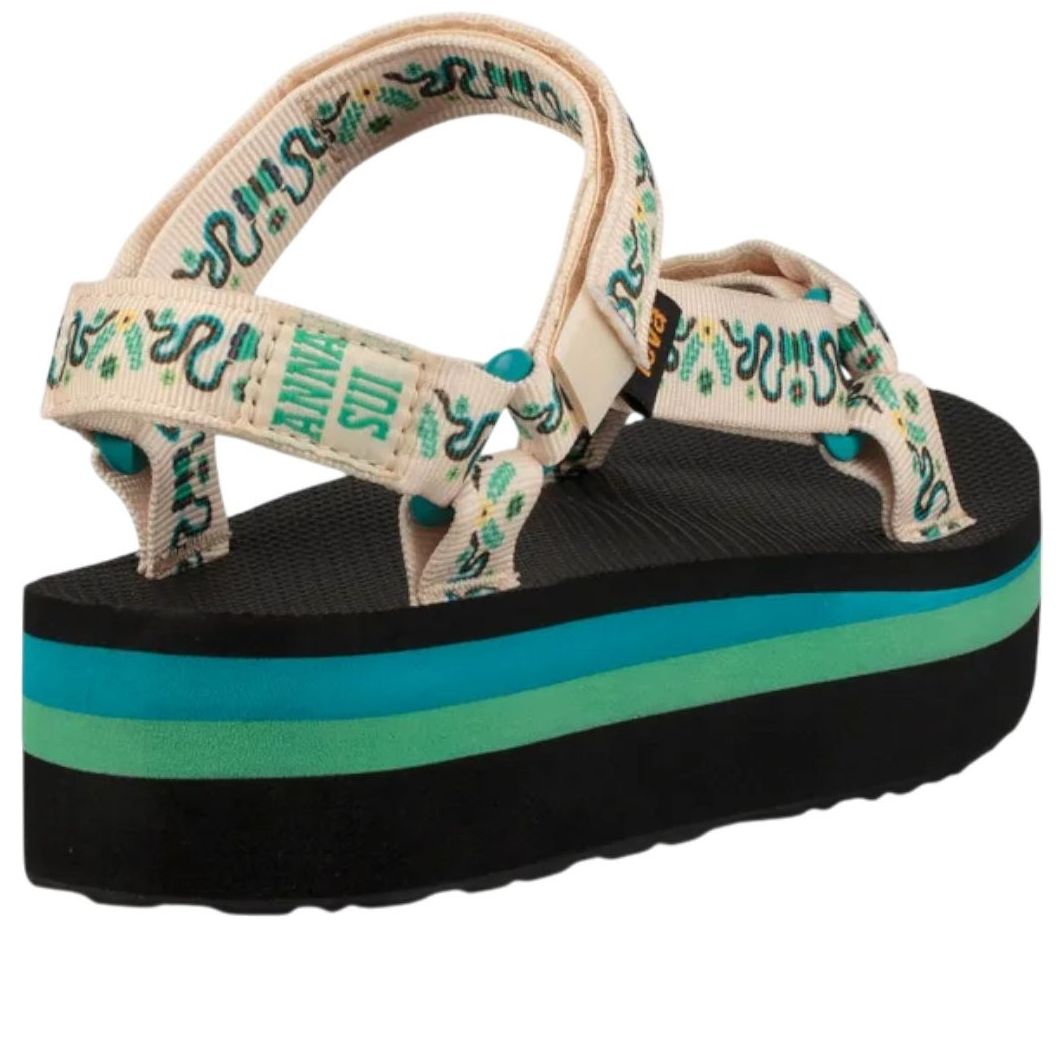 (WMNS) TEVA x Anna Sui Flatform Universal 'Green' 1106280-DPTL