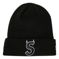 Supreme x New Era S Logo Beanie 'Black' FW22BN11-BLACK
