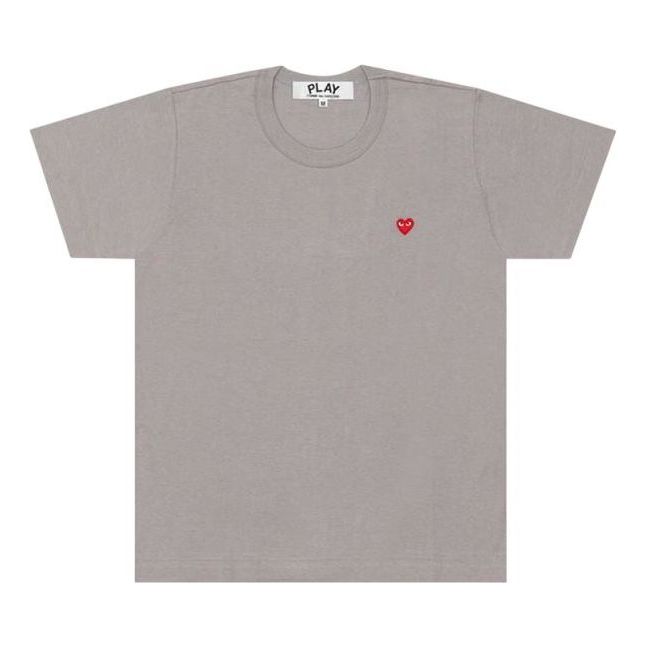 COMME des GARCONS PLAY FW25 Small Heart T-Shirt 'Grey' AZ-T314-051-3