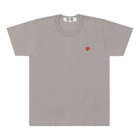 COMME des GARCONS PLAY FW25 Small Heart T-Shirt 'Grey' AZ-T314-051-3