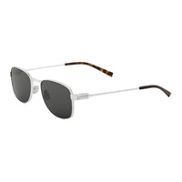 SAINT LAURENT Acetate Metal Oval Sunglasses Unisex Silver