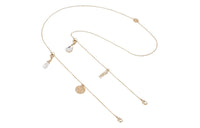 MIU MIU Eyeglass Chains Women's Gold