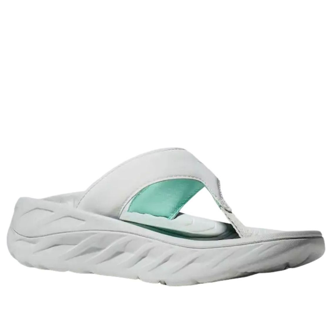 (WMNS) HOKA ONE ONE Ora Recovery Flip 'Cosmic Grey Seafoam' 1117910-CMCG