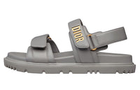 DIOR DiorAct Strap Sandals Women's Gray