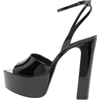 SAINT LAURENT Jodie One Strap Sandals 12.5cm Women's Black