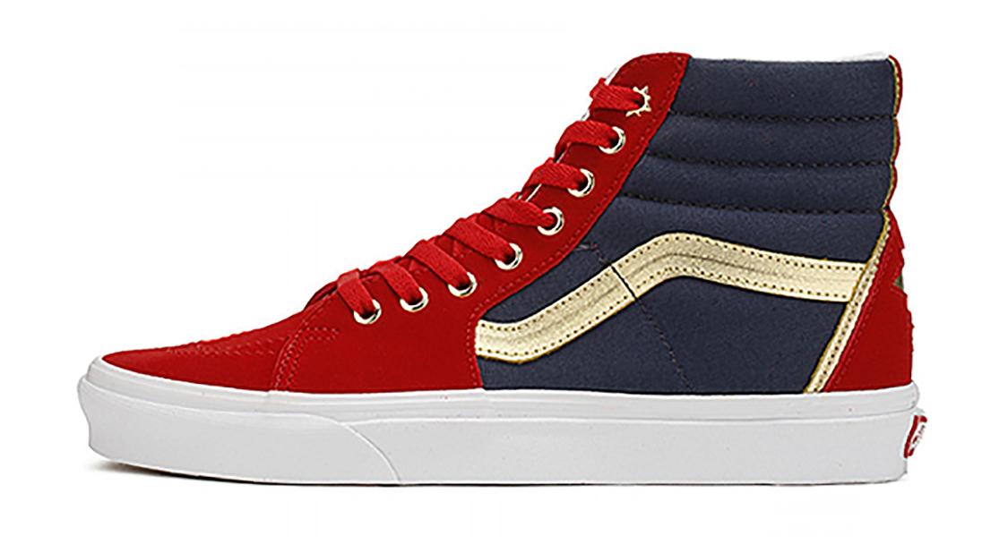 Vans SK8-Hi Marvel Captain Marvel 'Red Blue' VA38GEUBI