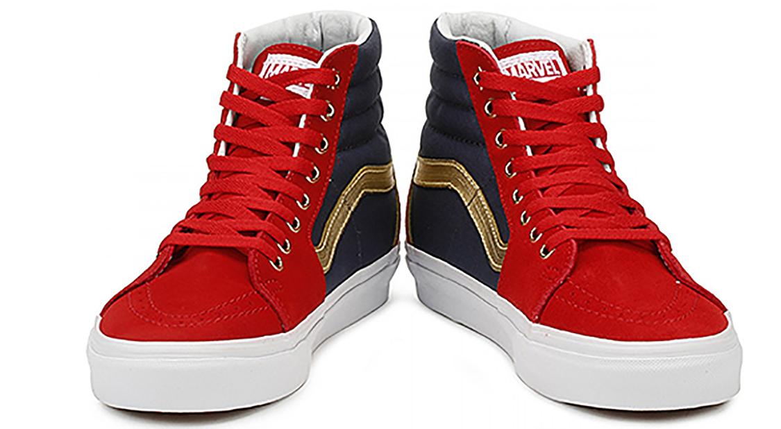 Vans SK8-Hi Marvel Captain Marvel 'Red Blue' VA38GEUBI