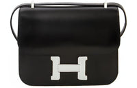 HERMES Constance Box Leather KangKang Shoulder Crossbody Bag Mini Women's Noir Black