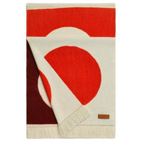 HERMES Cashmere Shawls Women's Cinnabar