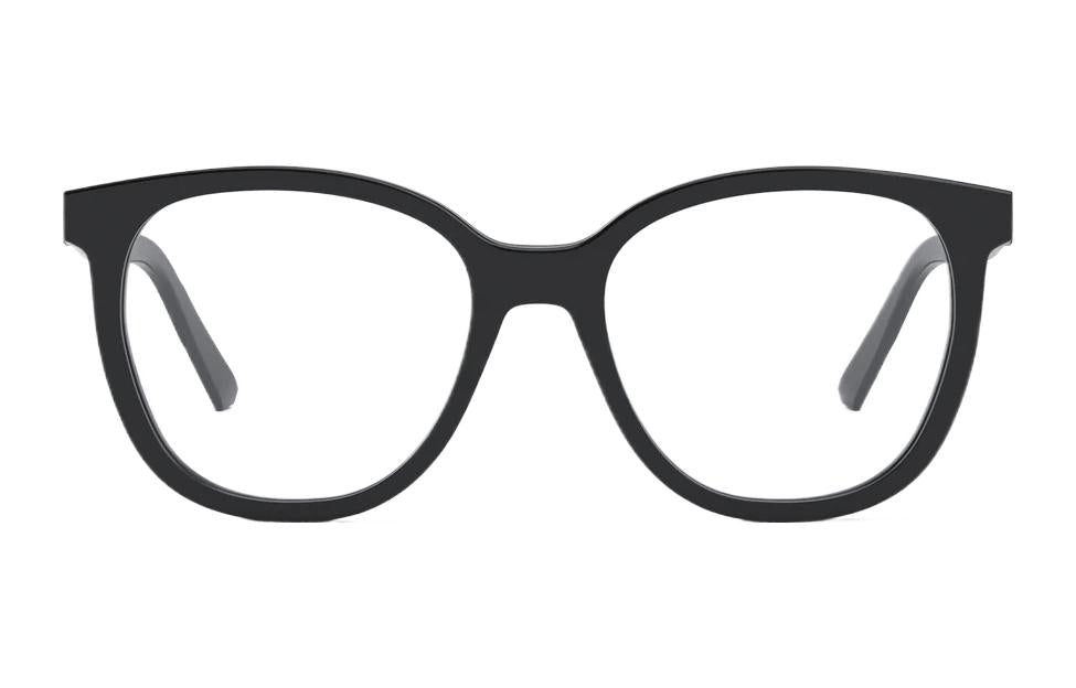 DIOR - Irregular Shape Eyeglass Frames Women's Black