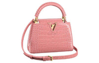 LOUIS VUITTON Capucines Crocodile Leather Capusin Shoulder Crossbody Handbag Mini Women's Pink