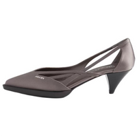 PRADA Cone Heel High Heels 5.5cm Women's Gray