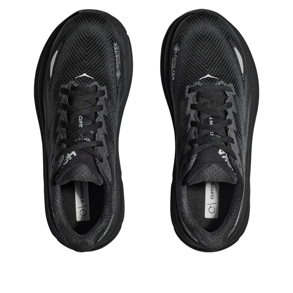 (WMNS) HOKA ONE ONE Clifton 9 Gore-Tex 'Black' 1141490-FBBLC