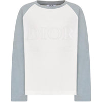 DIOR T Shirt FW24 Gray Blue Kids'