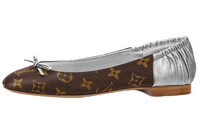 LOUIS VUITTON Joy Monogram Casual Single Shoes Women's Silver Brown