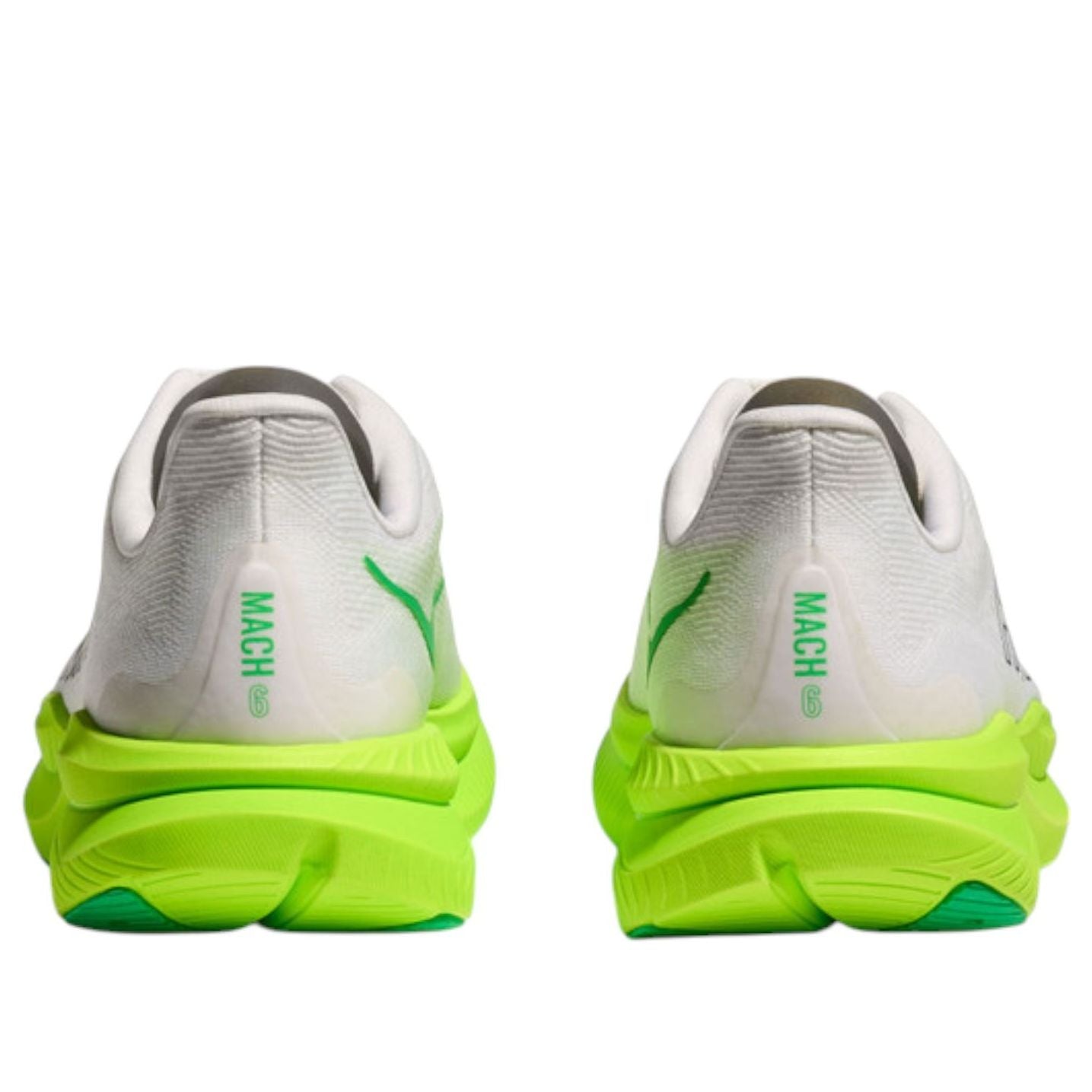 HOKA ONE ONE Mach 6 'White Neon Lime' 1147790-WNL