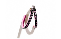 CHANEL Earrings Women's Black/Pink